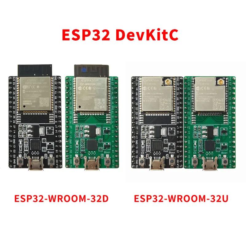 WROOM-32D/U 모듈 코어 보드 개발 보드 모듈이 장착 된 ESP32-DevKitC 개발 보드